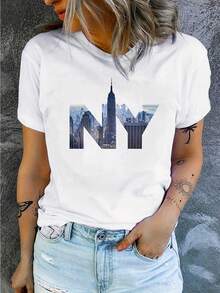 Women T-Shirts - White - View 1