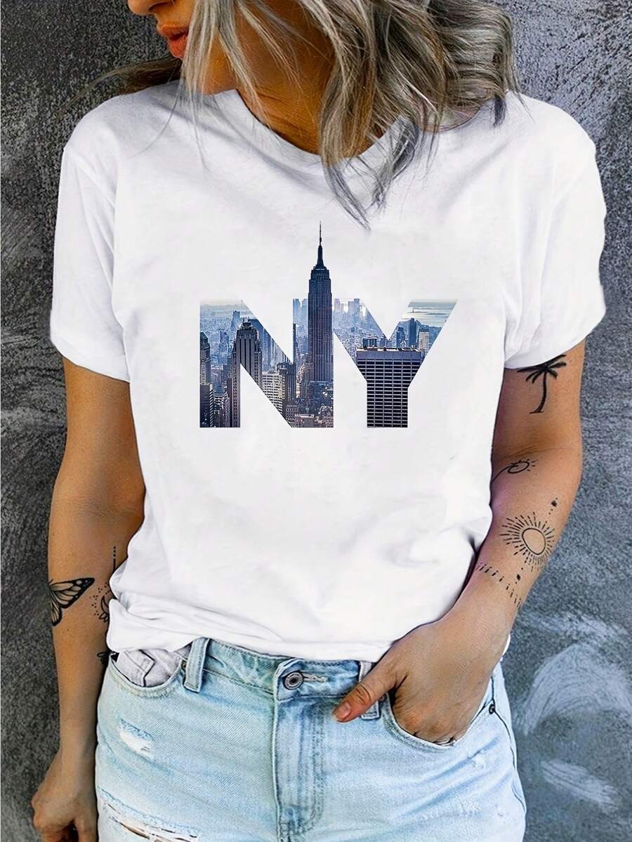 Women T-Shirts - White - View 1