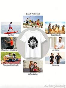 Camisetas para hombres - Blanco - Ver 3