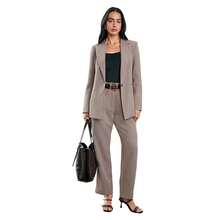 CKLASS Saco Dama Beige Corte V 911-24 - Camel - Ver 1