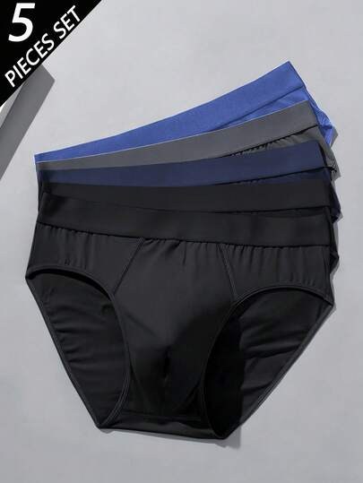 Bộ 5 quần lót nam, quần lót bikini mềm mại và thoải mái, quần lót nam gợi cảm, bộ quà tặng thoải mái dành cho phái mạnh, quần lót thường ngày cho nam giới trẻ tuổi, quần lót mặc nhà, quà tặng cho nam giới, quà tặng ngày lễ, quà tặng Ngày Valentine, quà kỷ niệm cho bạn trai.