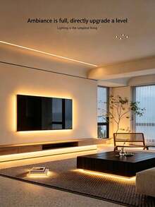1pc White USB LED Strip Light, 60 LEDs/M, Non-Waterproof, Flexible LED Strip, Suitable For TV, Computer, Kitchen Backlight Lighting. Solid Color Non-Dimmable Warm White LED Strip, USB Flexible Lighting Strip, Can Be Used For Room, Bedroom, Kitchen, Cabinet, Living Room Decoration, Length Options 1m/2m/3 Meters/4m/5m/10m, Suitable For Stairs, Holiday And Daily Decoration Lighting Strip. - White - View 4