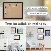 Art Frames, Front-Opening Picture Frame Great Drawings, Artworks, Art Projects, Schoolwork, Home Or Office (Black Set Of 2) - 2pcs - View 3