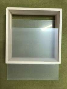 DIY Square Hollow Double-Sided Acrylic Display Box, 3D Hollow Plant & Insect Specimen Display Case, Suitable For DIY Art, Plant, Flower, And Insect Specimen Display - Square Frame + 2 Acrylic Sheets - View 10