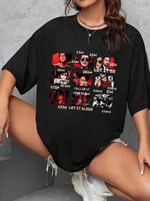 Women T-Shirts - Black - View 1