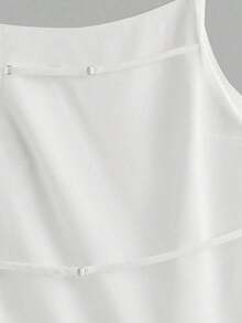2 piezas Parte superior de tirantes finos con espalda abierta informal para mujer, apta para vacaciones de verano - Multicolor - Ver 7