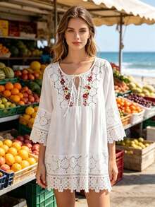 Women Tops - White - View 2