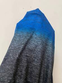 Women's Fashionable Gradient Color Shorts, Sexy Sports Streetwear, Spring/Summer, European And American Style Vacation - Blue - View 6