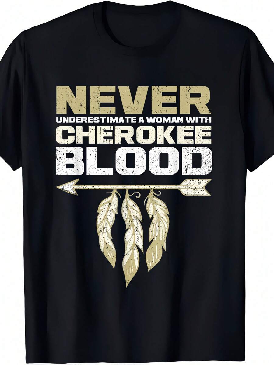 Cool Blood Women Funny Gift For Her T-Shirt, 100% Cotton An T-Shirt For Men Women, Gift, Friends, Father, 180g, Round Neck, Black, Size S-XXXL - 黑色 - 查看 1
