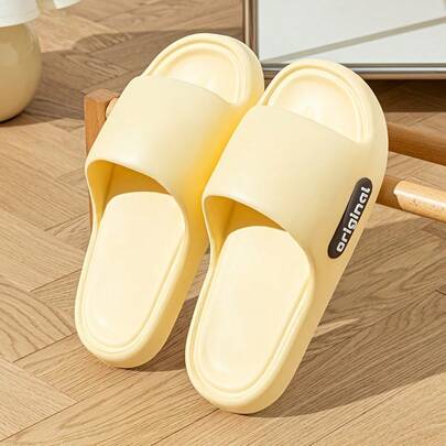 Unisex Comfortable EVA Sandals - Minimalist Striped Design, Suitable For All Seasons, Washable, Ideal For Home And Beach, Beach Slippers | Minimalist Sandals | EVA Slip-On Slides