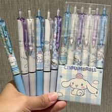 Bộ 6 bút bi hình Hello Kitty, Pompompurin, Kuromi, Melody hoạt hình dễ thương của Sanrio, cỡ 0.55mm, đồ dùng học tập và văn phòng phẩm. - Hình chữ nhật - Xem 17