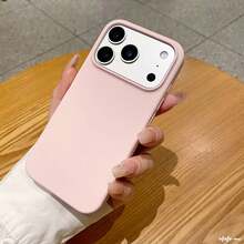 Original Silicone Phone Case Compatible With IPhone 17 Air 16 15 14 13 12 11 Pro Max Plus, Slim Design - Baby Pink - View 6
