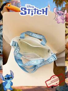 Disney 1 chiếc túi tote họa tiết nhiệt đới Stitch và Angel chính hãng, túi đựng kẹo Stitch tinh nghịch, túi đựng cơm trưa, túi đựng đồ ăn nhẹ, túi xách hoạt hình rộng rãi, túi hàng ngày nhẹ nhàng, phù hợp cho sử dụng hàng ngày, đi mua sắm và phối với trang phục dễ thương, tuyệt vời để đựng đồ ăn nhẹ, chìa khóa và mỹ phẩm. - Nhiều màu - Xem 5
