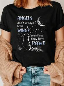 Women T-Shirts - Black - View 1