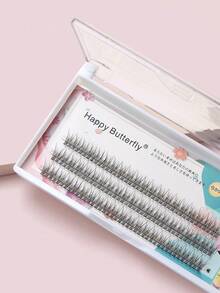 MAANGE 123 Cluster Eyelash Extension Set, C-Curl Curling Segmented False Eyelashes, Natural & Voluminous Effect, Suitable For Beginners DIY Eye Makeup At Home, Eyelash Clusters, Individual False Lashes, Segmented False Lashes - Multicolor - View 5