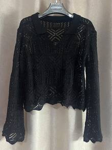 Women Knit Tops - Cream - View 9