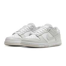 Giày thể thao Nike Dunk Leather PHOTON DUST, phong cách thường ngày và đa năng, giày cổ thấp cơ bản kiểu đường phố, dành cho nữ, màu trắng/xám DD1503-103 - Màu Xám nhạt - Xem 3