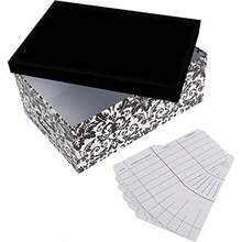 Pioneer Photo Albums B-1BW Photo Storage Box Damask Design Black and White - Blanco y Negro - Ver 5