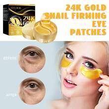 Mascarilla Reafirmante para Ojos con Oro de 24k, Mejora las Arrugas y Líneas de Lágrima, Reafirma y Eleva la Piel Alrededor de los Ojos, Hidrata. - 1 - Ver 5