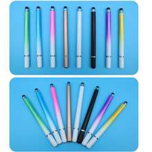 2-In-1 Macaron Touch Stylus Pen, Universal For Smartphone & Tablet, Capacitive Pen For Editing & Drawing, Gradient Color - Multicolor - View 9