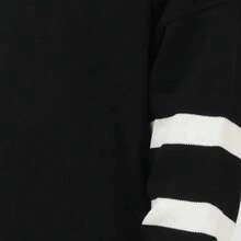 Nike Striped Print V-Neck Pullover Comfortable Casual Long-Sleeve Sweater For Men DX0009-010 - Black - View 6