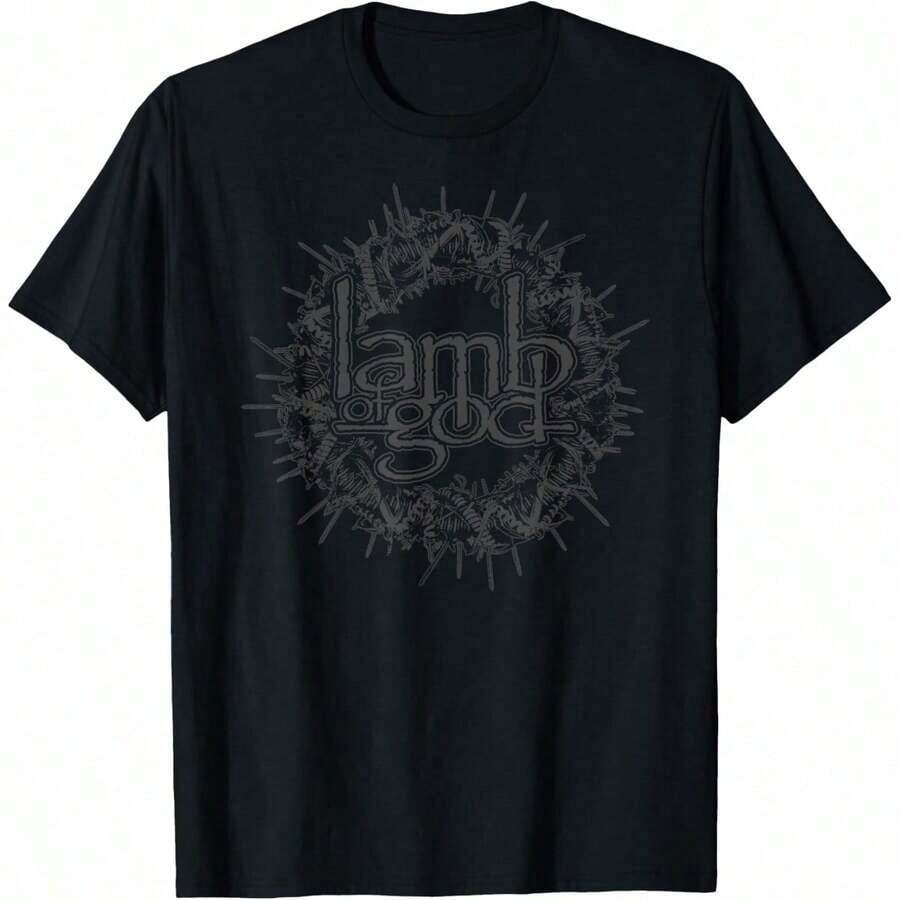 Lamb Of God - Triumvirate Short Sleeve T-Shirt 100% Cotton - 黑色 12 - 查看 1