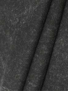 Camiseta de talla grande: El amor es ternura, el amor es paciencia. Esta camiseta presenta un diseño vintage con un patrón de tortugas y es de color azul oscuro. Estilo de manga corta para hombre, tela lavada de 230 gramos. - Negro - Ver 6