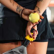1pc Tennis Racket & Pickleball Racket Beginner Grip Corrector, Silicone Tennis Racket Handle Isolator, Grip Correction Device To Improve Tennis Skills, Shock-Absorbing Grip, Suitable For Tennis, Easy To Install - Multicolor - View 8