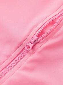 Balabala Traje de baño de una pieza para niñas 2026, traje de baño de playa lindo con estampado de dibujos animados para adolescentes, traje de baño suave, elástico y de secado rápido - tono rosa - Ver 8