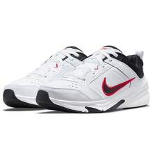 Giày chạy bộ Nike Defy All Day bằng da, nhẹ và thoải mái, kiểu dáng cổ thấp, thích hợp cho việc đi lại trong thành phố, dành cho cả nam và nữ, màu trắng, đen và đỏ. - Trắng đen đỏ - Xem 5