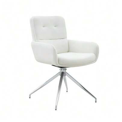 [2 Piece Set] European Lightweight Luxury Swivel Chair, 360° Sound Rotating, 2-Piece Set For Dining Rooms / Relaxation Areas.