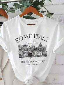 Dam-T-shirts - Vitt - Visa 5