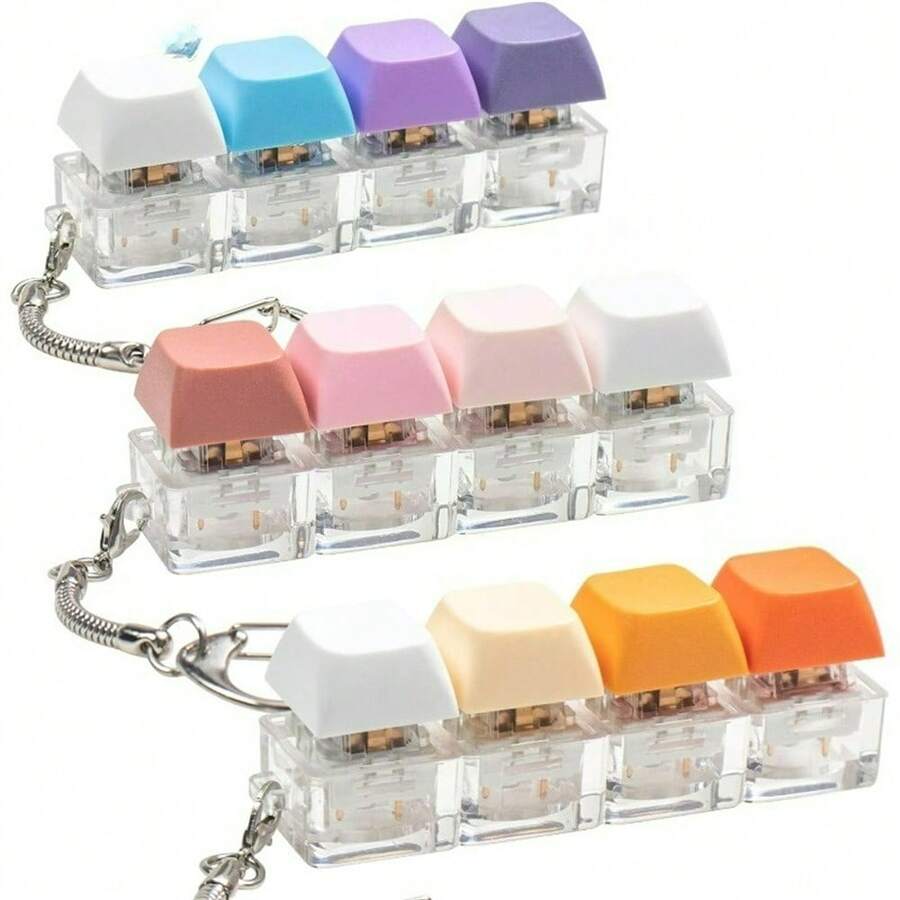 Combination Keychain (Random Color), Keychain Design, Can Be Hung On Car Keys, Bags, Non-Electric, The Best Gift For Festivals And Birthdays (Suitable For People Over 18 Years Old)