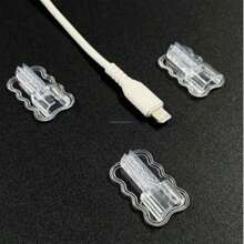 5件套优质柔韧耐用TPU波浪形线缆保护套，优质线缆保护套管，耐用线缆保护配件，适用于手机数据线保护（不含电池） - A - 查看 3