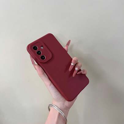 Matte Finish Solid Color Anti-Drop Camera Protection Phone Case For A56, A16, A57, A37, A17, S26 Ultra, S25 Ultra
