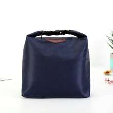 1PC Thermal Insulated Lunch Bag Oxford Cloth Portable Storage Bag Lunch Box Picnic Food Bag Insulation Package - Azul cielo - Ver 6