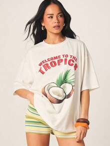 Women T-Shirts - White - View 6