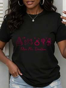 Women T-Shirts - Black - View 8