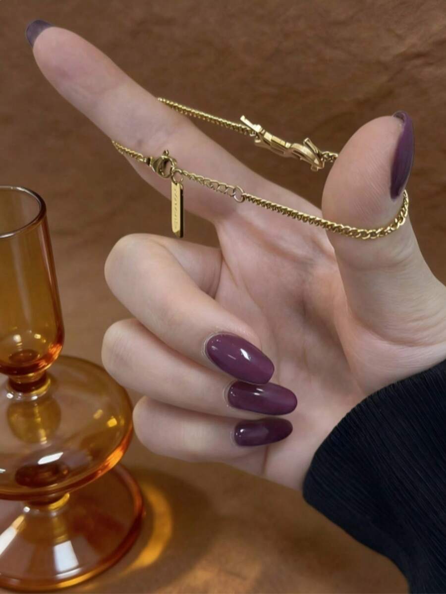 奢華設計 Y 型金色鍊條搭配可調節細緻吊墜,適合日常配戴與送禮 - Y字母手鍊 - 查看 1