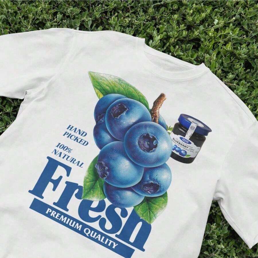 GiftGiftGiftGift1PSCWomen's White Short Sleeve T-Shirt, Summer 2026, New, Loose Fit, Plus Size, Fashionable, Versatile Top, SoftSoftSoft - 白色 5 - 查看 1