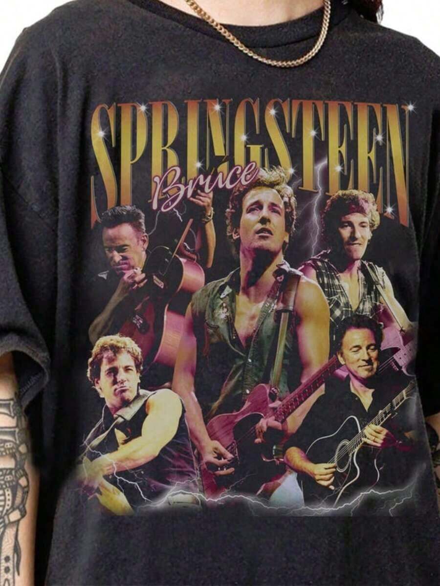 Camiseta de manga corta retro vintage de los 90 con estampado de Rodman, camiseta retro con gráfico de Rodman, camiseta de Rodman 100% algodón - Negro 4 - Ver 1