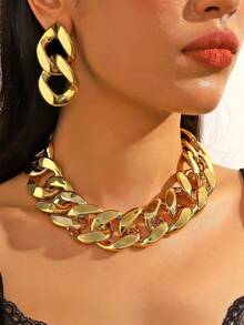 1 Set Of 3pcs Jewelry Set For Women's Daily Wear (Slight Surface Blemishes Are Normal) - Multicolor - View 6