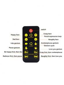 LED Suitcase Gesture Light, Suitable For Car And Luggage Gesture Lights, 4 And 4 Gesture LED Car Logos, 11 Mode Options, Manual LED Sign - 黑色 - 查看 9