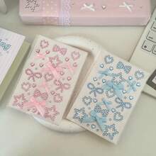 Calcomanías autoadhesivas de perlas y diamante de imitación, formas lindas de corazón/nota musical/estrella para scrapbooking, tarjetas fotográficas, envoltura de regalos y decoración de fiestas - Multicolor - Ver 15