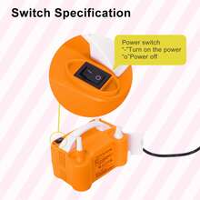 Mini Electric Balloon Inflator Pump, Portable Balloon Inflator Pump, Balloon Party Birthday Decoration Inflator Pump (220V-240V 300W), Note: Not Suitable For 5-Inch Balloons - EU C Type Plug(220-240V) - View 7