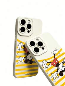 Ốp điện thoại Disney - Quà tặng Giáng sinh - Hộp đựng điện thoại cho iPhone 17 17Air 17pro 17promax 11 12 13 14 15 16pro 16promax 14Plus 15Plus 16Plus 15promax 16pro 16promax XR - Màu be - Xem 5