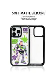 Bộ ốp điện thoại quà tặng Giáng sinh Disney tương thích với iPhone 17, 17 Air, 17 Pro, 17 Pro Max, 11, 12, 13, 14, 15, 16 Pro, 16 Pro Max, 14 Plus, 15 Plus, 16 Plus, 15 Pro Max, 16 Pro, 16 Pro Max, XR - màu đen - Xem 2