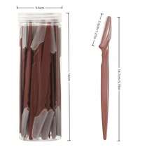 5/10件組 眉毛修剪器套組，眉毛修剪器、長柄修剪器、眉毛修整器，美妝修眉修剪工具，去角質與去除繭皮工具，刮鬍刀、眉毛修剪器、臉部與頸部刮鬍刀片 - 預設 - 查看 6