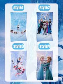 Disney 冰雪奇缘主题沙滩巾，灵感源自阿伦黛尔王国，献给所有热爱冰雪奇缘的粉丝，尽享夏日乐趣。这款充满奇思妙想的沙滩巾，以经典角色和电影中的精彩瞬间为特色，完美展现了阿伦黛尔王国的魔力，唤起人们对这部风靡全球的系列电影的美好回忆。 - Beach Towel - 查看 8