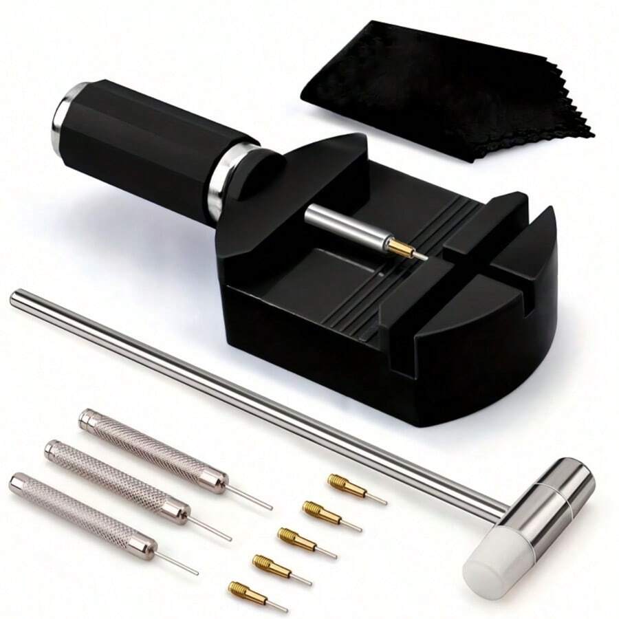 Professional Watch Repair Tool Kit - Watch Link Band Pin Remover - Repair Toolkit For Watch Band Adjustment & Bracelet Sizing Hand Tools Tool Accessories